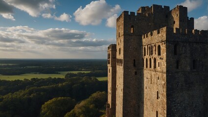 The archer tower stands firm against the test of time