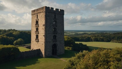 The archer tower stands proud against the winds of time and change