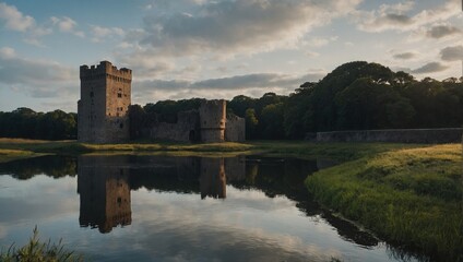 The archer tower stands proud guarding the landscape with a timeless allure