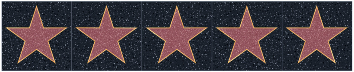 five hollywood stars