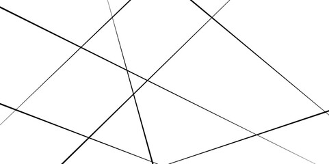 Random chaotic lines. Abstract geometric pattern. Outline monochrome texture.