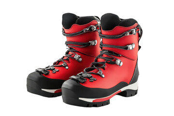 High-Quality Isolated Ski Boots Perfect for Winter Sports Promotions and Advertising Purposes