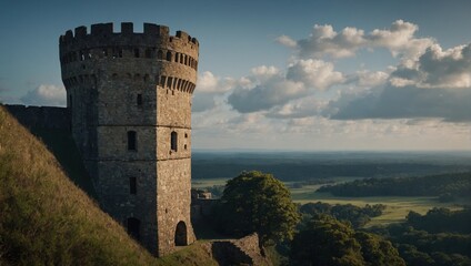 The archer tower stands strong against the elements, a true testament to its design