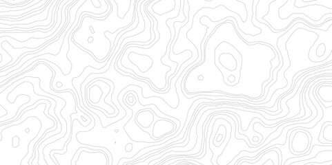 The stylized height of the topographic map contour in lines and contours. Black on gray. The concept of a conditional geography scheme and the terrain path.