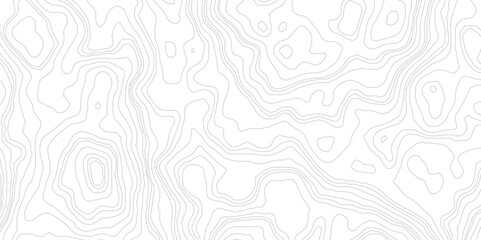 The stylized height of the topographic map contour in lines and contours. Black on gray. The concept of a conditional geography scheme and the terrain path.