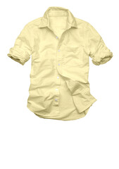 3D illustration summer causal shirt with cotton material soft finishing.