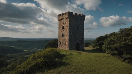 The archer tower stands tall, a beacon of hope for the village community