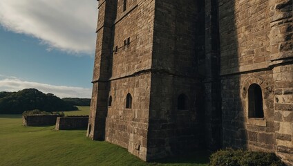 The archer tower symbolizes hope and resilience standing strong in turbulent times