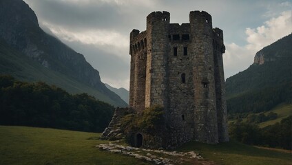 The archer tower symbolizes protection and safety standing guard over its people
