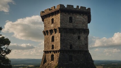 The archer tower symbolizes unity and resilience for the community it serves