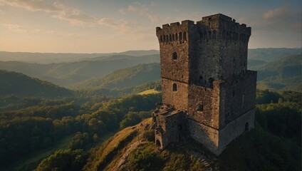The archer tower's arrow slits are perfectly positioned for defense against incoming enemies