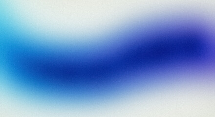 Blue sea sky retro white grainy backdrop design. Abstract retro noisy lines color wave or flow with white background, header, poster template, empty space.