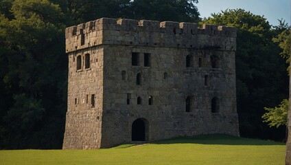 The archer tower's presence brings a sense of peace and calm