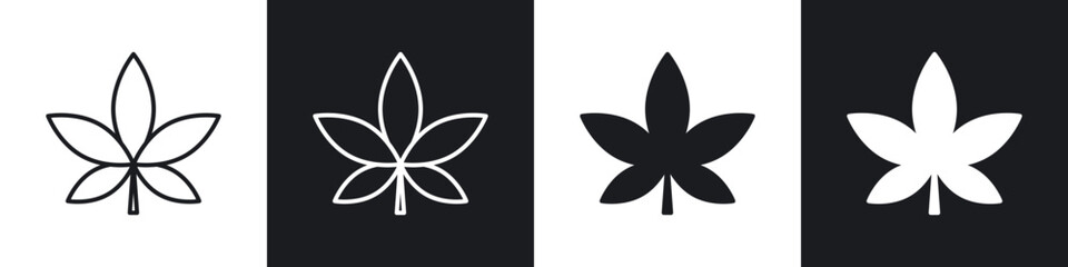 Cannabis leaf icon