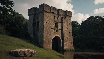 The archer tower's stone walls echo stories of brave warriors