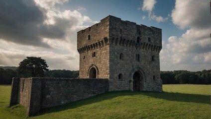The enchanting archer tower overlooks the valley, inspiring tales of adventure and bravery