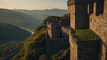 The enchanting archer tower overlooks the valley, inspiring tales of adventure