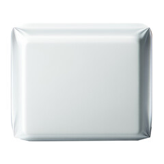 White empty packaging for soap. 