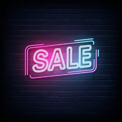 Obraz premium Sale banner with discounts, special offers, and exclusive deals for a limited time.