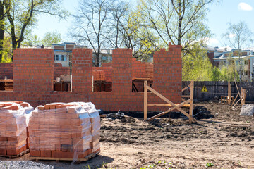 Brick House Construction Site