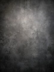 Fototapeta premium Black background with subtle concrete texture and soft vintage dust effect
