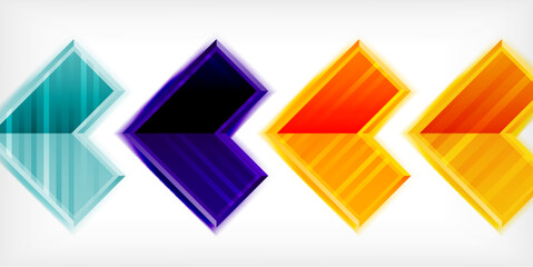 Arrow geometric abstract vector background. Vector Illustration For Wallpaper, Banner, Background, Card, Book Illustration, landing page