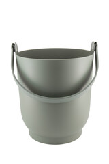 plastic bucket isolated on white background