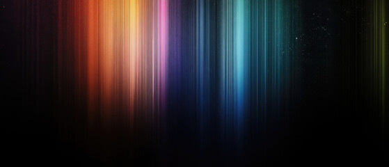 Tall Vibrant Color Streaks Form A Spectacular Abstract Art.