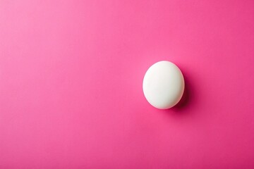 Fototapeta premium Abstract image of a long shot perspective on a white spot against a pink background