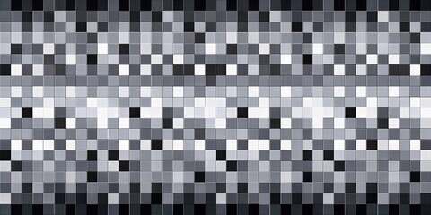 Abstract pixelated grey black and white background