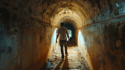 Exploring Cu Chi Tunnels in Vietnam