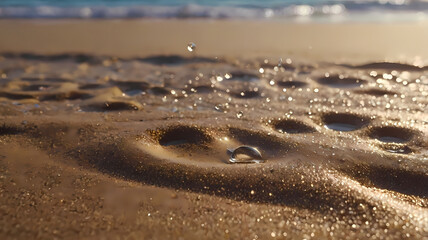 Water drops, background, water drops on leaves, water drops on sand, water drops on the ground, water drops on ice, water drops on snow, pattern 38