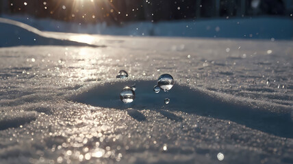 Water drops, background, water drops on leaves, water drops on sand, water drops on the ground, water drops on ice, water drops on snow, pattern 30