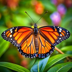Fototapeta premium monarch butterfly on a flower