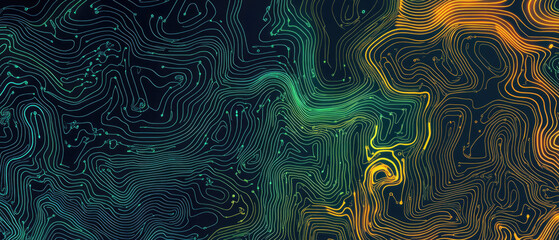 Elegant Fluid Motion With Intricate Color Transitions
