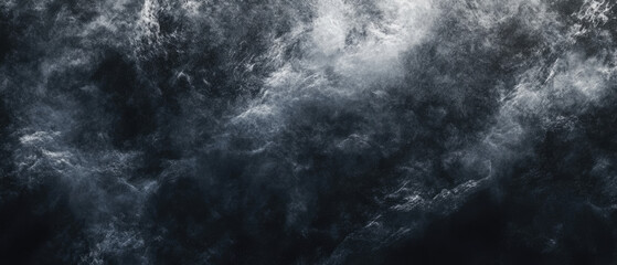 Dark And Stormy Cosmic Clouds Swirling In The Void