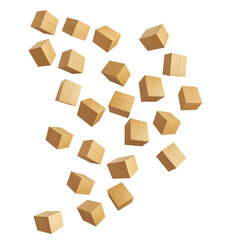 box package delivery cardboard carton packaging isolated shipping gift container brown send...