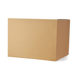 box package delivery cardboard carton packaging isolated shipping gift container brown send transport moving house relocation collection group