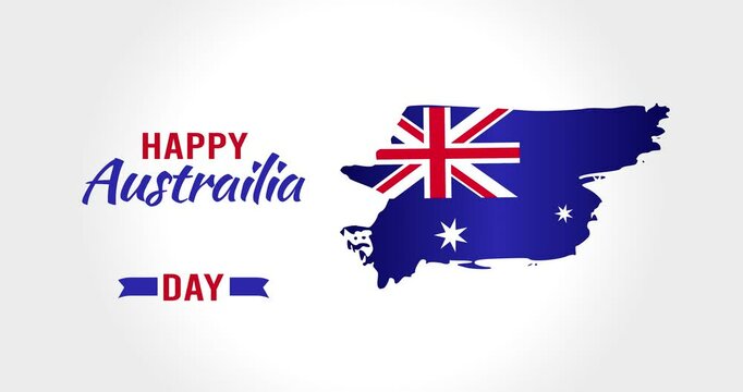 australia day animation video, ideal for australia day celebration