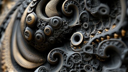 Obraz premium サイバーパンク、SF,アブストラクト