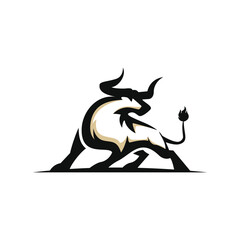 Fototapeta premium Bull Illustration