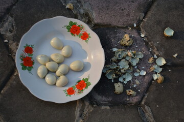 eggs on table