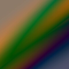 Green orange blue art