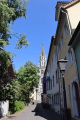 Fototapeta premium street in the town Germany 