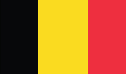 Belgium flag national emblem graphic element Illustration template design
