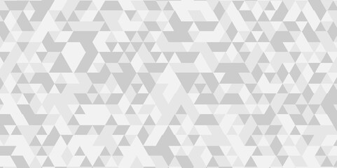 Abstract geometric wall tile and metal cube background triangle wallpaper. Seamless geometric pattern low polygon backdrop background. Gray mosaic diamond overlap polygonal background.