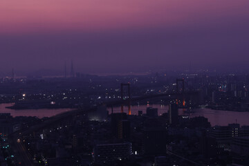 交錯する夜の北九州