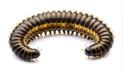 Fototapeta premium Pest larvae on plant