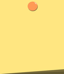 illustration of a postit with paper