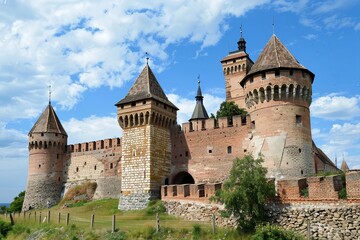 Fototapeta premium Explore the Majestic Fortress of Oradea, Romania